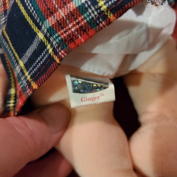 𝅺** Retired** TY Beanie Kid - GINGER (10 inch) - Picture 4 of 5